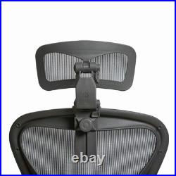 The Original Headrest for The Herman Miller Aeron Chair (Graphite, HW)