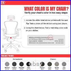 The Original Headrest for The Herman Miller Aeron Chair H3 Carbon Colors an