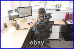 The Original Headrest for The Herman Miller Aeron Chair H3 Carbon Colors an