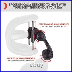 The Original Headrest for The Herman Miller Aeron Chair H3 Lead Colors and The Original Headrest for The Herman Miller Aeron Chair H3 Lead Colors and
