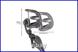 The Original Headrest for The Herman Miller Aeron Chair H3 Lead Colors and