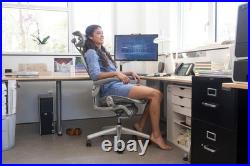 The Original Headrest for The Herman Miller Aeron Chair (H3 for Classic, Carbon)