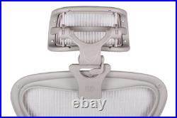 The Original Headrest for The Herman Miller Aeron Chair (H3 for Classic, Zinc)