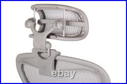 The Original Headrest for The Herman Miller Aeron Chair (H3 for Classic, Zinc)