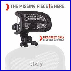 The Original Headrest for The Herman Miller Aeron Chair H4 Carbon Colors an
