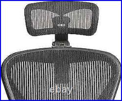 The Original Headrest for The Herman Miller Aeron Chair (HW) H5 Onyx