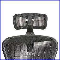 The Original Headrest for The Herman Miller Aeron Chair (HW) H5 Onyx
