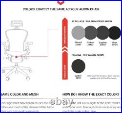 The Original Headrest for The Herman Miller Aeron Chair The New H6 Model