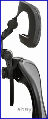 The Original Headrest for the Herman Miller Aeron Chair (Graphite, HW)