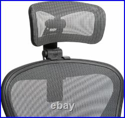The Original Headrest for the Herman Miller Aeron Chair (Graphite, HW)