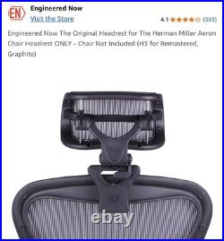 The Original Headrest for the Herman Miller Aeron Chair H3 Carbon Colors The Original Headrest for the Herman Miller Aeron Chair H3 Carbon Colors