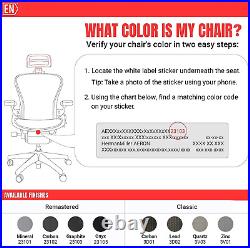 The Original Headrest for the Herman Miller Aeron Chair H3 Carbon Colors and M