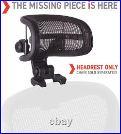 The Original Headrest for the Herman Miller Aeron Chair (H3 for Classic, Carbon)