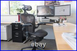 The Original Headrest for the Herman Miller Aeron Chair (H3 for Classic, Carbon)