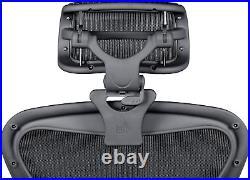 The Original Headrest for the Herman Miller Aeron Chair H3 for Remastered, Onyx