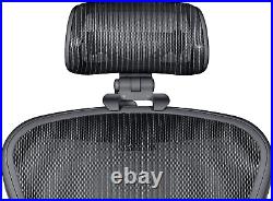 The Original Headrest for the Herman Miller Aeron Chair H3 for Remastered, Onyx