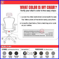 The Original Headrest for the Herman Miller Aeron Chair H4 Lead Colors and Mes