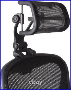 The Original Headrest for the Herman Miller Aeron Chair (H4 for Classic, Carbon)