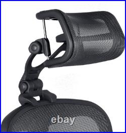 The Original Headrest for the Herman Miller Aeron Chair H4 for Remastered, Onyx