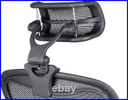 The Original Headrest for the Herman Miller Aeron Chair H4 for Remastered, Onyx