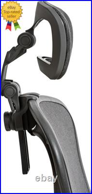 The Original Headrest for the Herman Miller Aeron Chair (HW Onyx)