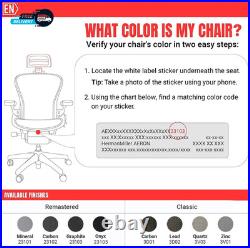 The Original Headrest for the Herman Miller Aeron Chair (HW, Onyx)