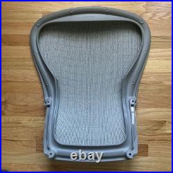 Titanium Back 4F02 Glacier Waves Mesh, Size C Large Aeron Seat Herman Miller Titanium Back 4F02 Glacier Waves Mesh, Size C Large Aeron Seat Herman Miller
