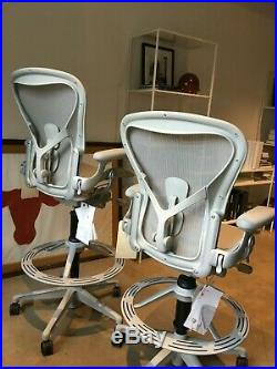 Two-Herman Miller-Elite Adjustable Aeron Task Chairs