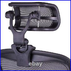 USED GRAPHITE Engineered Now H4 Original Headrest Herman Miller Aeron Chair
