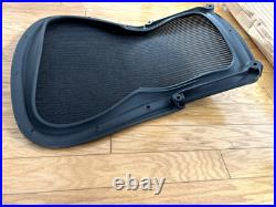 USED HERMAN MILLER AERON SEAT BACK FOR SIZE C LARGE CHAIR Black Mesh