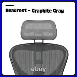 US stock Headrest1 For Herman Miller Aeron Office Engineered Chair Graphite Grey