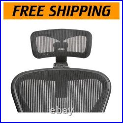 Ultimate Upgrade Onyx Headrest for Herman Miller Aeron Chair Adjustable Fit Ultimate Upgrade Onyx Headrest for Herman Miller Aeron Chair Adjustable Fit