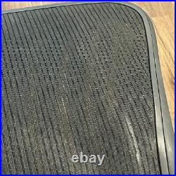 Used GENUINE OEM Herman Miller Aeron Back Size B Black 3D01 READ