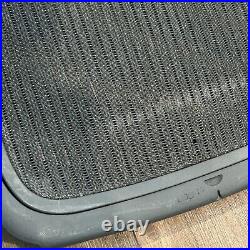 Used GENUINE OEM Herman Miller Aeron Back Size B Black 3D01 READ