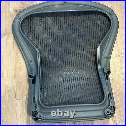 Used GENUINE OEM Herman Miller Aeron Back Size B Black 3D01 READ