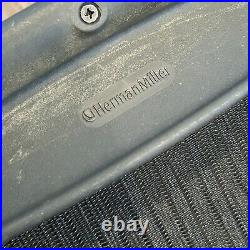 Used GENUINE OEM Herman Miller Aeron Back Size B Black 3D01 READ
