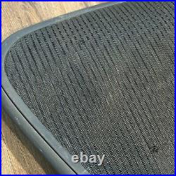 Used GENUINE OEM Herman Miller Aeron Back Size B Black 3D01 READ & see Pics