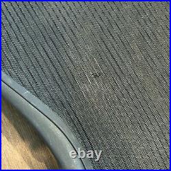 Used GENUINE OEM Herman Miller Aeron Back Size B Black 3D01 READ & see Pics