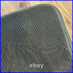 Used GENUINE OEM Herman Miller Aeron Back Size B Black 3D01 READ & see Pics