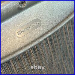 Used GENUINE OEM Herman Miller Aeron Back Size B Black 3D01 READ & see Pics