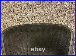Used GENUINE OEM Herman Miller Aeron Back Size B Black With Screws