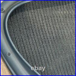 Used GENUINE OEM Herman Miller Aeron Back Size C Large Black 3D01 READ