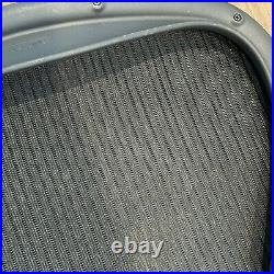 Used GENUINE OEM Herman Miller Aeron Back Size C Large Black 3D01 READ