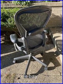 Used Herman Miller Aeron Office Chair Size B Ergonomic Graphite