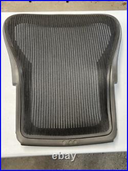 Used Herman Miller Aeron Seat Back SIZE C Black Mesh Genuine OEM AERON PARTS 2