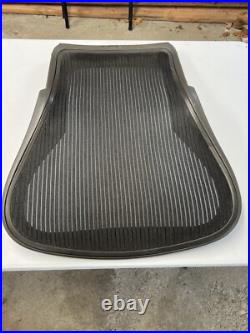 Used Herman Miller Aeron Seat Back SIZE C Black Mesh Genuine OEM AERON PARTS 2