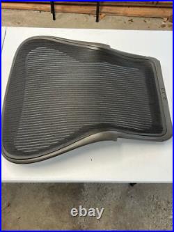 Used Herman Miller Aeron Seat Back SIZE C Black Mesh Genuine OEM AERON PARTS 2