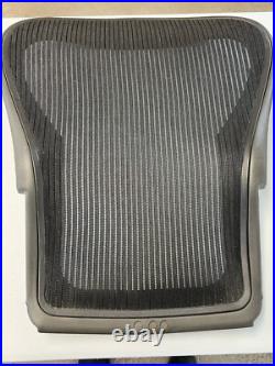 Used Herman Miller Aeron Seat Back SIZE C Black Mesh Genuine OEM AERON PARTS 2