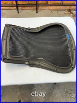 Used Herman Miller Aeron Seat Back SIZE C Black Mesh Genuine OEM AERON PARTS 2