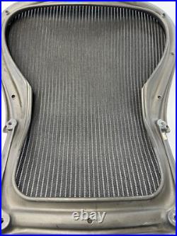 Used Herman Miller Aeron Seat Back SIZE C Black Mesh Genuine OEM AERON PARTS 2